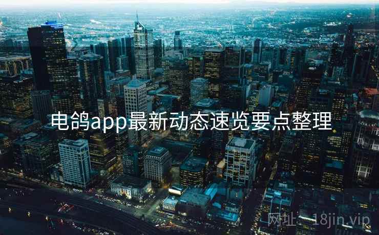 电鸽app最新动态速览要点整理