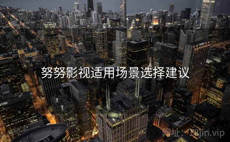 努努影视适用场景选择建议
